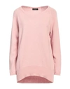 Aragona Woman Sweater Pink Size 8 Cashmere