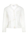 Red Valentino Woman Suit Jacket Ivory Size 8 Polyamide In White