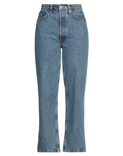 Re/done Woman Jeans Blue Size 30 Organic Cotton