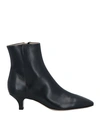 Fabio Rusconi Woman Ankle Boots Black Size 8 Soft Leather