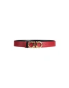 Ferragamo Woman Belt Red Size 32 Calfskin