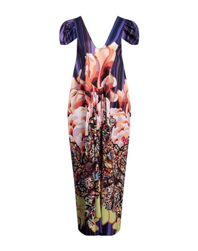 Kika Vargas Woman Long Dress Purple Size S Polyester