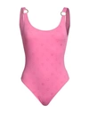 Chiara Ferragni Woman One-piece Swimsuit Magenta Size S Polyamide, Elastane