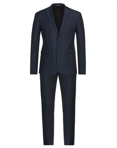 Cavalli Class Man Suit Midnight Blue Size 38 Polyester, Viscose, Elastane