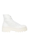 Proenza Schouler Woman Ankle Boots White Size 10 Lambskin