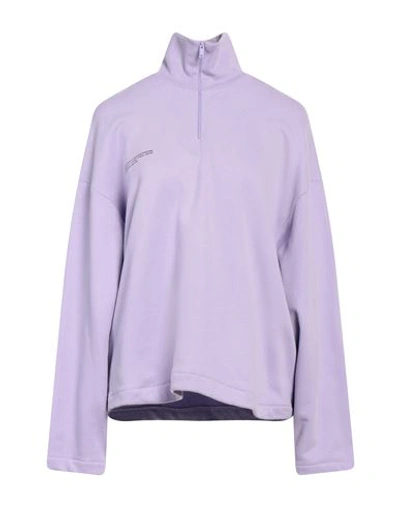 Pangaia Woman Sweatshirt Light Purple Size Xl Organic Cotton