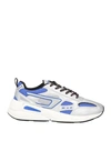 Diesel S-serendipity Sport Man Sneakers Bright Blue Size 7.5 Polyester In Blue