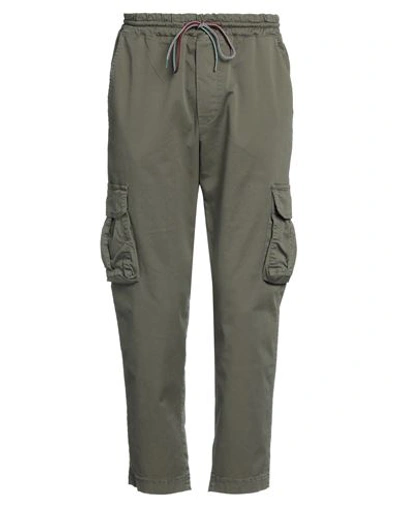 Shoe® Shoe Man Pants Military Green Size Xxl Cotton, Elastane
