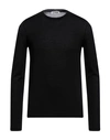 Jil Sander Man Sweater Military Green Size 44 Wool In Black