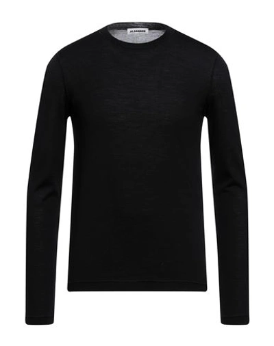 Jil Sander Man Sweater Military Green Size 44 Wool In Blue