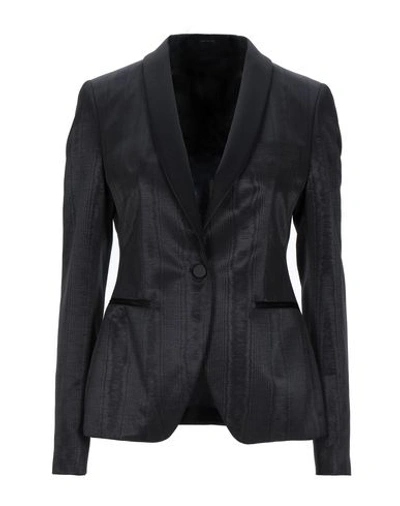 Tagliatore 02-05 Woman Suit Jacket Black Size 12 Polyester