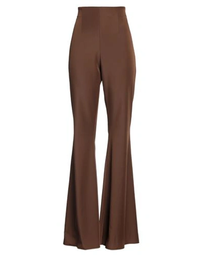 16arlington Woman Pants Brown Size 8 Polyester, Elastane