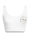 Chiara Ferragni Woman Top Off White Size Xs Viscose, Elastane In Off White