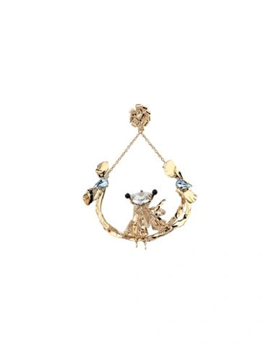 Valentino Garavani Woman Single Earring Gold Size - Metal