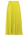 Valentino Garavani Woman Long Skirt Acid Green Size 10 Silk