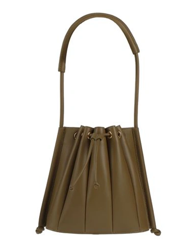 Rochas Woman Handbag Military Green Size - Soft Leather In Green