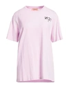 N°21 Woman T-shirt Pink Size 10 Cotton