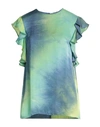 Roberto Cavalli Woman Blouse Acid Green Size 8 Viscose In Green