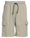 Shoe® Shoe Man Shorts & Bermuda Shorts Beige Size L Cotton, Elastane