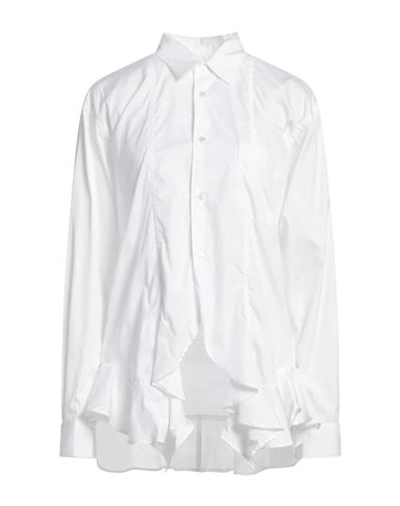Comme Des Garçons Shirt Woman Shirt White Size M Cotton