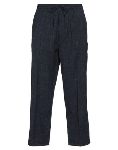 The Seafarer Man Pants Midnight Blue Size 36 Wool, Linen