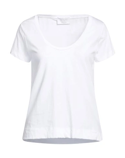 Daniele Fiesoli Woman T-shirt White Size 4 Cotton