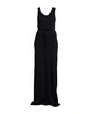 ANN DEMEULEMEESTER ANN DEMEULEMEESTER WOMAN MAXI DRESS BLACK SIZE M COTTON