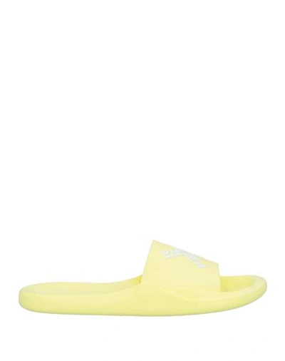 Kenzo Woman Sandals Yellow Size 11 Rubber