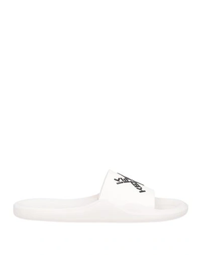 Kenzo Slides And Slippers In White