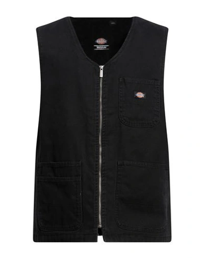 Dickies Man Jacket Black Size M Cotton, Polyester