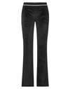 Palm Angels Woman Pants Black Size M Polyester, Elastane In Black