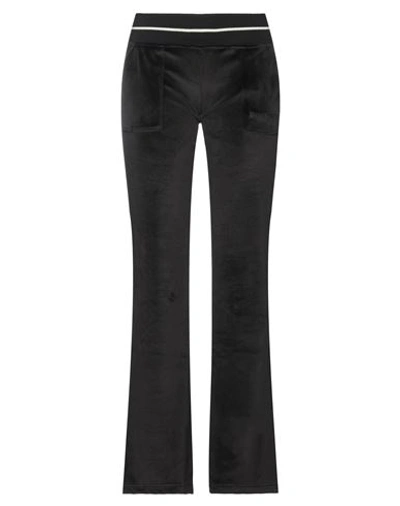 Palm Angels Woman Pants Black Size M Polyester, Elastane