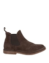 Cafènoir Man Ankle Boots Dark Brown Size 8 Soft Leather