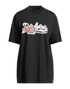 Dickies Woman T-shirt Black Size L Cotton