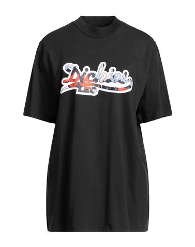 Dickies Woman T-shirt Black Size L Cotton