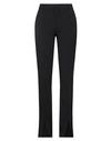 Dondup Woman Pants Black Size 6 Polyester, Virgin Wool, Elastane