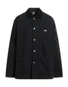 Dickies Stonewashed Duck Unlined Chore Coat In Black