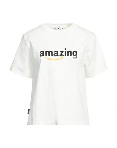 Avavav Slogan-print Cotton T-shirt In White