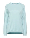 DANIELE FIESOLI DANIELE FIESOLI WOMAN SWEATER SKY BLUE SIZE 2 SILK, COTTON