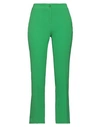 All 19.19 Woman Pants Green Size 10 Polyester, Elastane In Green