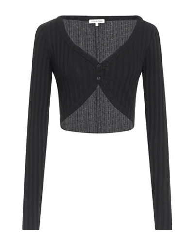 COTTON CITIZEN COTTON CITIZEN WOMAN CARDIGAN BLACK SIZE L COTTON, ELASTANE