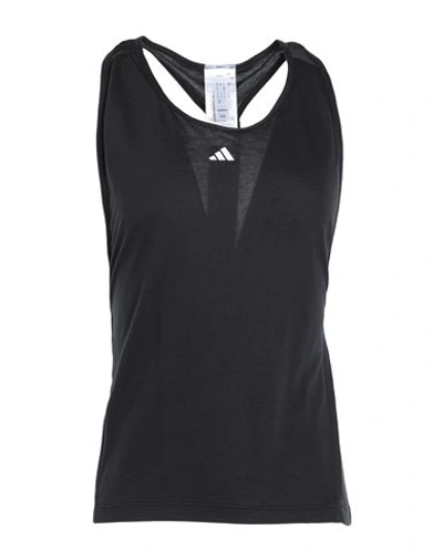 Adidas Originals Adidas Power Tank Woman Top Black Size 12 Lyocell, Recycled Polyester