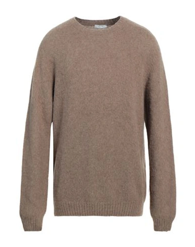 Boglioli Man Sweater Light Brown Size L Wool, Cashmere In Beige