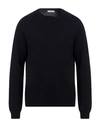 Boglioli Man Sweater Midnight Blue Size M Wool, Cashmere In Blue