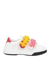 Dsquared2 Woman Sneakers White Size 10 Soft Leather In White