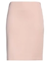 Giorgio Armani Woman Mini Skirt Blush Size 10 Virgin Wool, Elastane In Pink