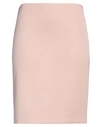 Giorgio Armani Woman Mini Skirt Blush Size 6 Virgin Wool, Elastane In Pink