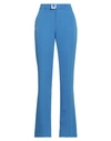 Liu •jo Woman Pants Azure Size 8 Polyester, Elastane In Blue