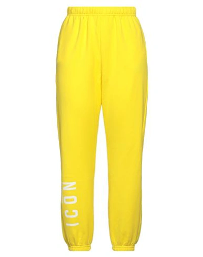 Dsquared2 Woman Pants Yellow Size Xs Cotton