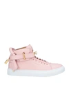 Buscemi Woman Sneakers Pink Size 10 Soft Leather